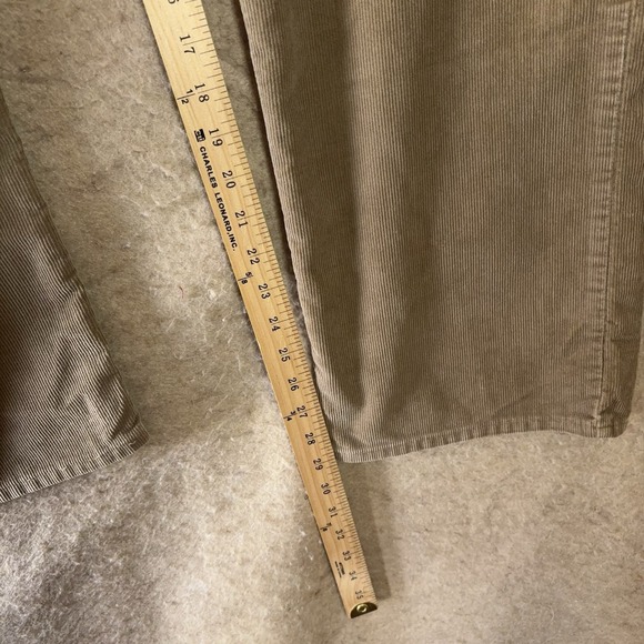 Levis 549 Low Loose Corduroy Pants Mens 36x29 Tan Brown - SIZE‎ NOTE - Picture 7 of 9